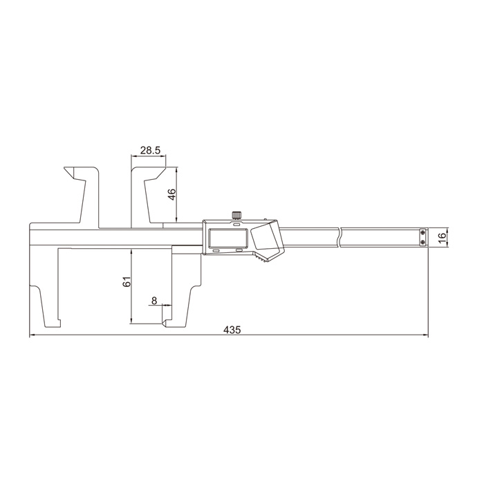 数显刹车鼓游标卡尺  Vogel/沃戈耳  20 2262