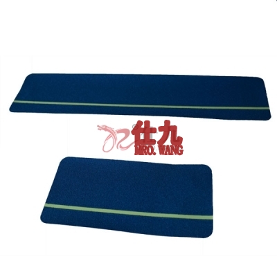 安赛瑞 SAFEWARE 11617 自发光条楼梯防滑贴（蓝色）自发光条+金刚砂防滑颗粒,蓝色,275×135mm,10片/包