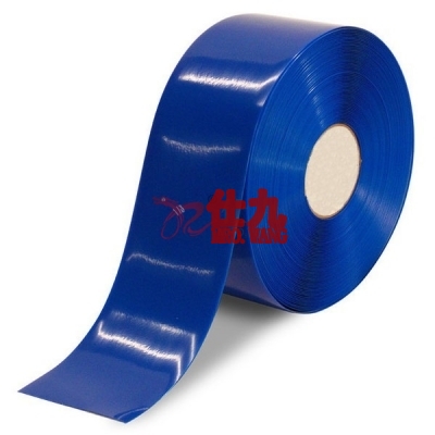 安赛瑞 SAFEWARE 15003 重载型划线胶带（蓝）高强度PVC材料,自带背胶,蓝色,厚度1mm,50mm×30m