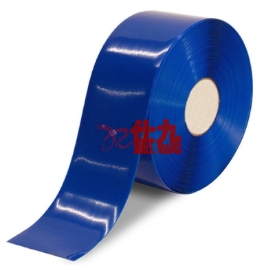 安赛瑞 SAFEWARE 15103 重载型划线胶带（蓝）高强度PVC材料,自带背胶,蓝色,厚度1mm,100mm×30m