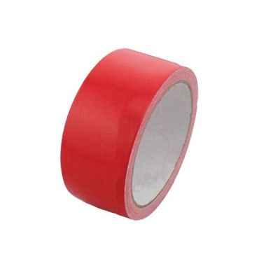 安赛瑞 SAFEWARE 14312 地板划线胶带（红色）高性能自粘性PVC材料,红色,50mm×22m