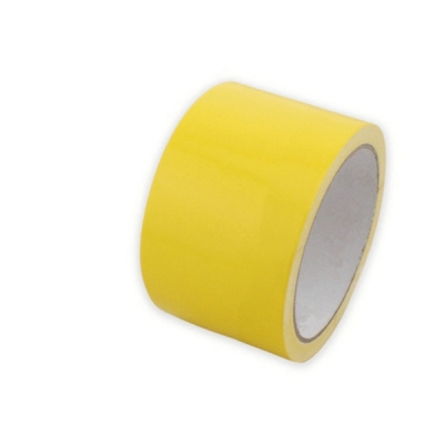 安赛瑞 SAFEWARE 14316 地板划线胶带（黄色）高性能自粘性PVC材料,黄色,75mm×22m