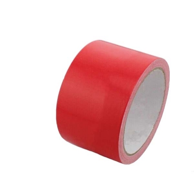安赛瑞 SAFEWARE 14320 地板划线胶带（红色）高性能自粘性PVC材料,红色,75mm×22m
