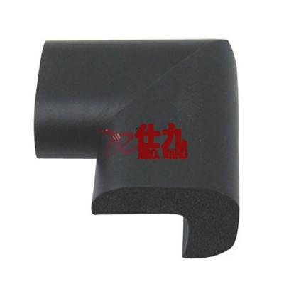 安赛瑞 SAFEWARE 11615 经济型防撞护角（黑色）泡橡胶材质,黑色,48X48X70MM ,4个/包