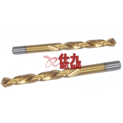 西玛C-MART A0100-13.0全磨镀钛双后角麻花钻13.0mm 高速钢