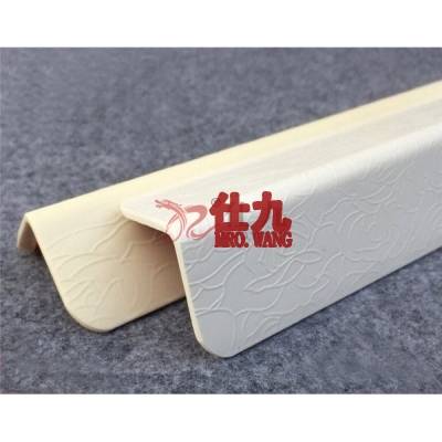 安赛瑞 SAFEWARE 15505 PVC墙面护角 **PVC材质,玫瑰纹,白色,内附双面胶,36mm×36mm×1.5m,厚2.2mm,10根/包
