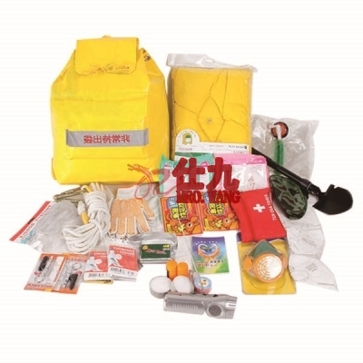安赛瑞 SAFEWARE 20437 防灾应急包(家庭型)夜光功能,阻燃防水,485×400mm
