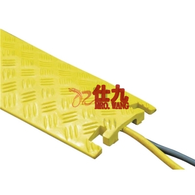 安赛瑞 SAFEWARE 11118 轻型线缆保护带 高强度塑胶材质,抗压强度2吨,黄色,1000×270×40mm