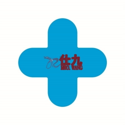 安赛瑞 SAFEWARE 15792 5S管理地贴（十型）**强耐磨地贴材料,蓝色,150×150mm,10个/包