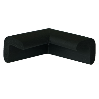 安赛瑞 SAFEWARE 11613 经济型防撞护角（黑色）泡橡胶材质,黑色,22X22X50MM ,4个/包