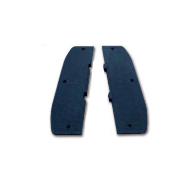 安赛瑞 SAFEWARE 11119 重载反光减速板端头 优质原生橡胶,黑色,含安装配件,900×250×50mm