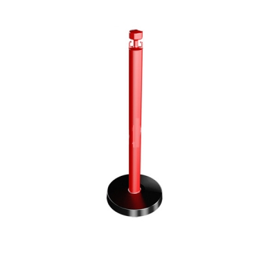 安赛瑞 SAFEWARE 11732 加重型塑料警示隔离柱 高强度红色塑料柱体，原生黑色圆形橡胶底座，底座重达6KG，101(高）cm*φ65mm