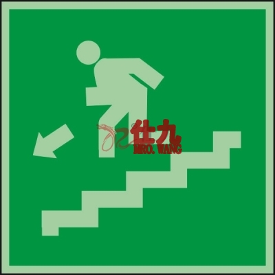 安赛瑞 SAFEWARE 20267 IMO安全标识（无文字）自发光塑料板，150×150mm
