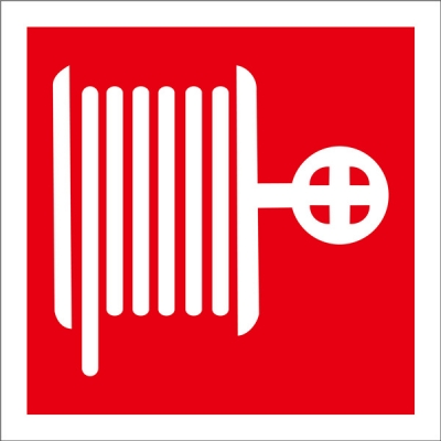 安赛瑞 SAFEWARE 20221 消防警示标签（消防水带）不干胶,100×100mm,10片/包