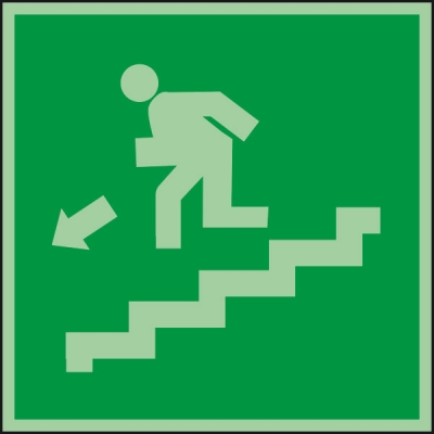 安赛瑞 SAFEWARE 20267 IMO安全标识（无文字）自发光塑料板，150×150mm