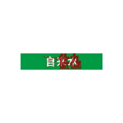 安赛瑞 SAFEWARE 15239 管道标识（自来水）自粘性乙烯材料,表面覆保护膜,绿底白字,100×500mm