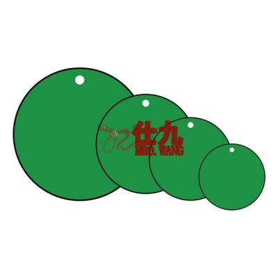 安赛瑞 SAFEWARE 14789 **塑料吊牌 圆形,Φ25.4mm,绿色,100个/包