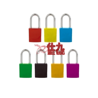 安赛瑞 SAFEWARE 14697 铝合金安全挂锁(橙)铝合金锁体,钢制锁梁,橙色,锁梁Φ6mm,高38mm
