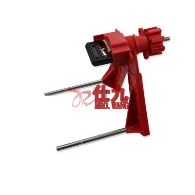 安赛瑞 SAFEWARE 37035 万用球阀锁（双挡臂）钢材和尼龙材质，适用**大手柄宽度4cm（手柄**大厚度为2.8cm)