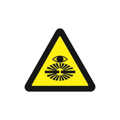 安赛瑞 SAFEWARE 32828 安全警示标签（当心弧光)高性能自粘性乙烯，边长100mm，10片/包