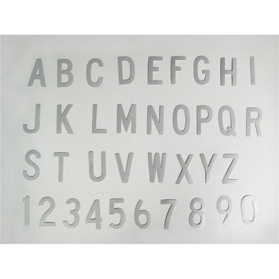安赛瑞 SAFEWARE 34605 字母（A-Z)高品质自粘性反光材料，203.2mm,5组/套