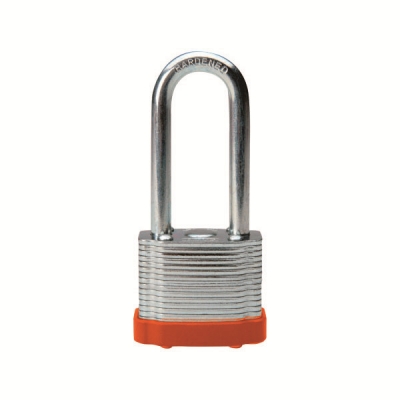 安赛瑞 SAFEWARE 33905 钢制安全挂锁 5弹子锁芯，锁杆长度：89mm，橙色