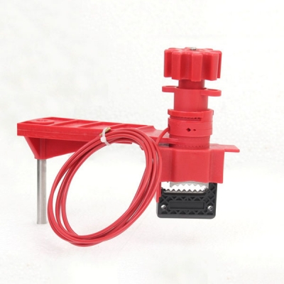 安赛瑞 SAFEWARE 37038 万用阀门锁 钢材和尼龙材质，适用**大手柄宽度4cm（手柄**大厚度为2.8cm)