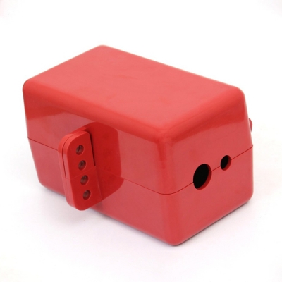 安赛瑞 SAFEWARE 37026 电气插头锁 工程塑料ABS，9.7cm（高）×9.5cm（厚）×17cm（宽），可锁孔径9.5mm、10.4mm、11.4mm、12mm和18.2mm