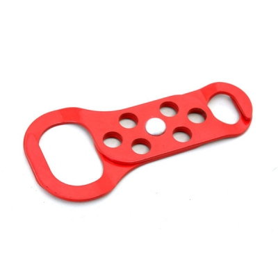 安赛瑞 SAFEWARE 14724 钢制双头安全锁钩 钢制,双锁钩设计,红色,总长137mm