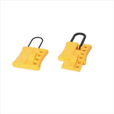 安赛瑞 SAFEWARE 14728 绝缘安全锁钩 工程塑料材质,锁梁Φ6mm,黄色,61×108mm