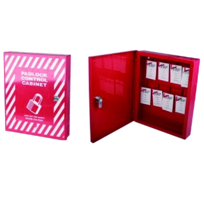 安赛瑞SAFEWARE 14730 锁具管理箱（空箱）红色粉末喷涂钢板,箱门可上锁,内置8个挂点,260×322×55mm