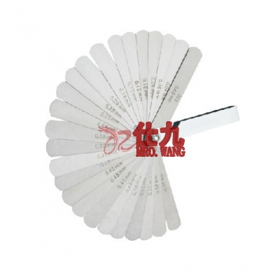 西玛C-MART D0018-26塞尺 26片 热处理弹簧片 公英制示值