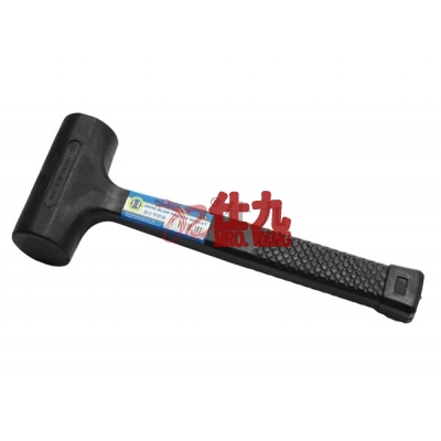 西玛C-MART G0003-1.5消震塑胶锤1.5LB表面橡胶材质，锤头内含小钢珠