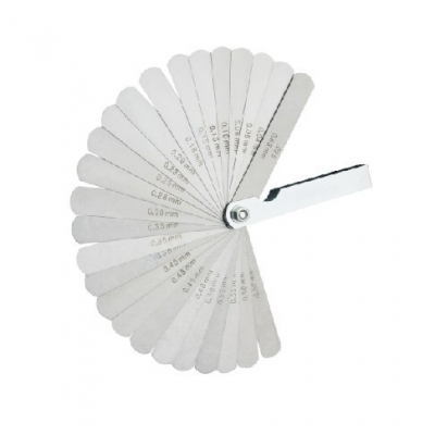 西玛C-MART D0018-26塞尺 26片 热处理弹簧片 公英制示值