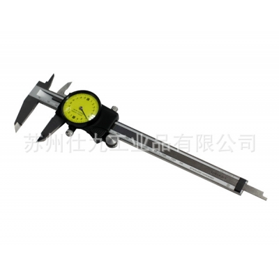 西玛C-MART D0024-06带表卡尺 防震型表盘精密显示数值0-150mm