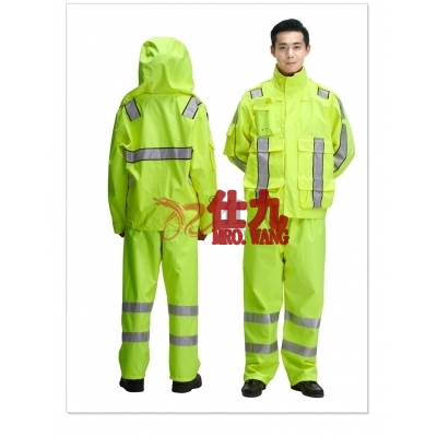 防雨勘察服上衣 M L XL XXL XXXL XXXXL 荧光黄 健康柔软不变形