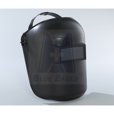 蓝鹰BlueEagle 635P 电焊面罩 头戴式面罩 材质：PP塑胶 颜色：黑