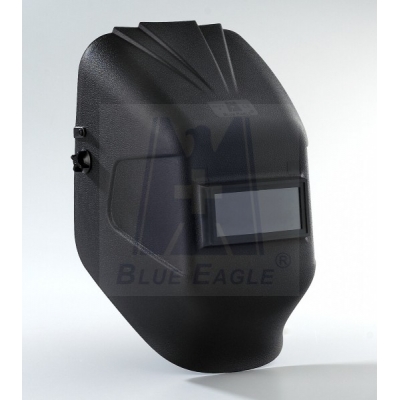 蓝鹰BlueEagle DA11 电焊面罩 头戴式面罩 固定镜框面罩 颜色：黑 材质：PP塑胶