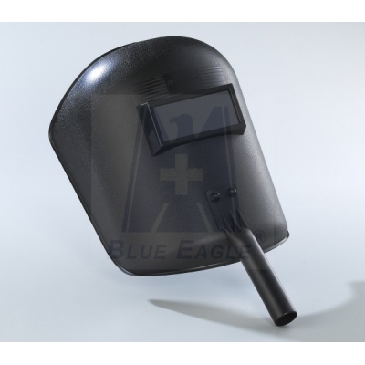 蓝鹰BlueEagle 632P 电焊面罩 手持式面罩 材质：PP塑胶 颜色：黑