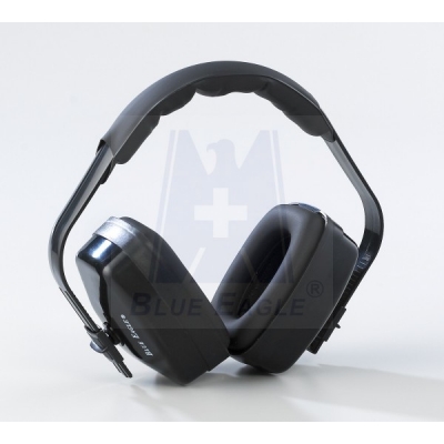 蓝鹰BlueEagle EM92BK 黑色耳罩 材质：ABS塑胶 降噪值：NRR=24dB