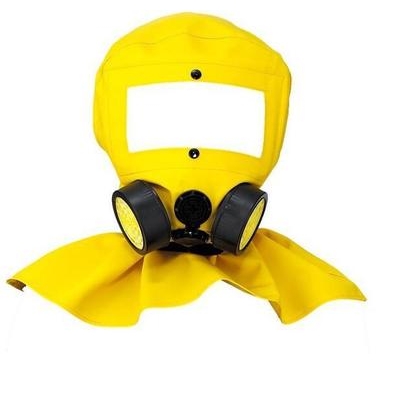 蓝鹰BlueEagle NP312 喷漆头罩 材质：黄色PVC夹网布