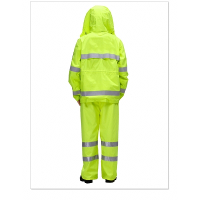 冲锋衣上衣 M L XL XXL XXXL XXXXL 荧光黄 耐磨牛津布面料