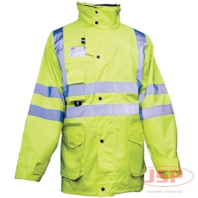 洁适比JSP 07-1001 Hi-Vis 7 in 1 Jacket 舒适型反光夹克套装安全服  