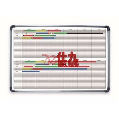 单面印刷6月式年度计划展示白板 PPB 9060-1 诺乐 Novo-life