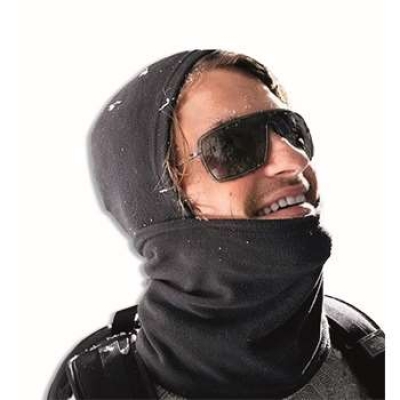 雷克兰lakeland H201 多功能防寒帽 柔软型帽子 男女帽 全方位防寒帽 黑色帽