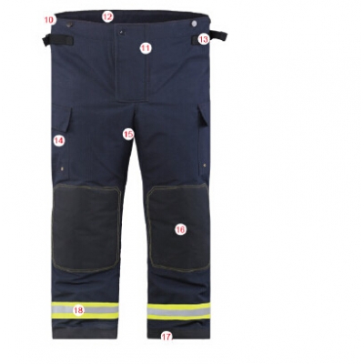 雷克兰Lakeland CEOSX1000P CEOSX系列消防战斗服裤子含连接背带CEOSX1000P