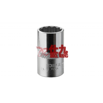 1/2十二角公制镜面套筒 SKD1/2-20 捷科 Jetech
