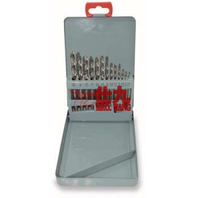 13件高速钢公制全磨制钻头套装 捷夫 Jeff