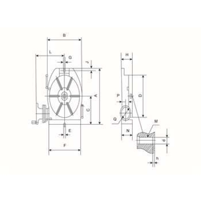 立卧回转工作台 TSL400 环球