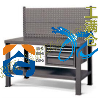 发弥 重型全钢工作台带三吊抽(台面厚60mm 带挂板) Fami F BG A420 53 04